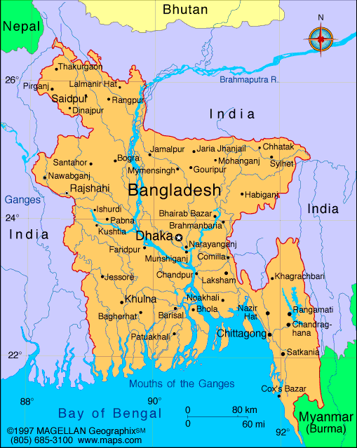 Sylhet Map